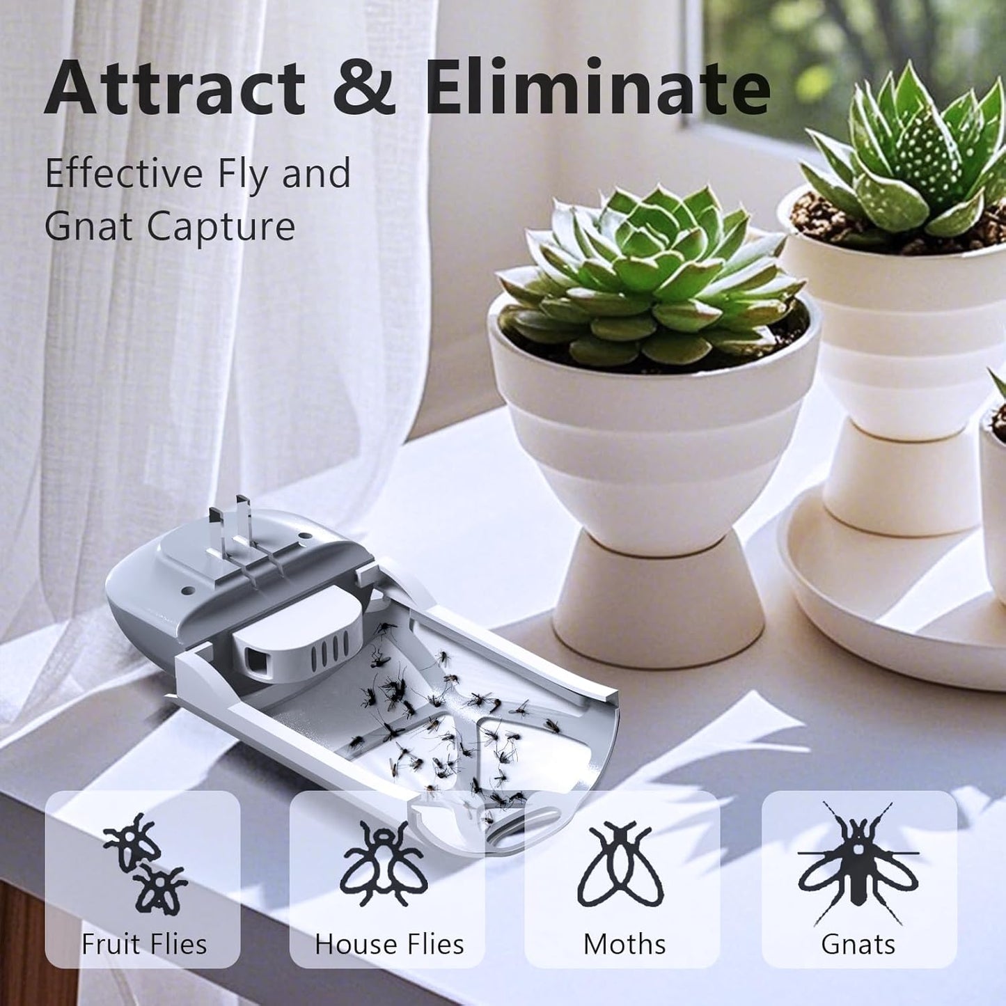 Trampa para insectos - 4 Cartuchos gratis