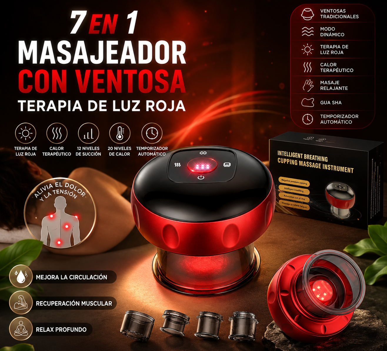 Masajeador 7 en 1 Nova Hub
